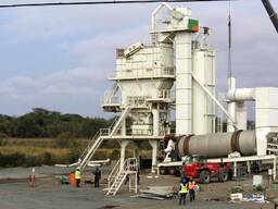 Б/У мобильный асфальтный завод INTRAME UM 200-260 т/ч, 2012 г. в.