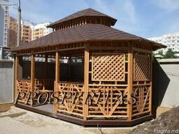 Беседка "Аврора" VIP класса от Рrosperitas. Ассортимент