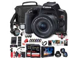 Cameră DSLR Canon EOS Rebel SL3 cu obiectiv de 18-55 mm (negru) (3453C002) Pachet suplimen