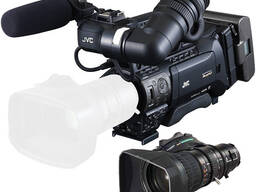 Cameră video JVC GY-HM850 ProHD cu montare pe umăr cu obiectiv Fujinon XT17sx45BRMK1