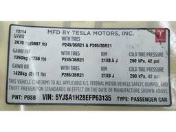1Облицовка стойки В нижняя левая с повреждением Tesla model X 1035967-00-G