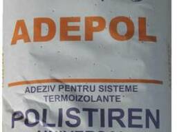Клей для приклеивания/армирования полистирола Adepol 25 кг