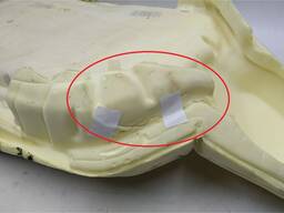 Корпус декоративный подушки безопасности водителя Al в сборе Tesla model S REST model X 25