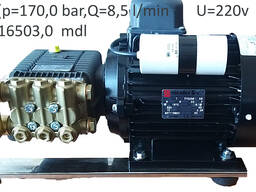 Насосы высокого давления 170 bar, 8,5l/min, U=220V для мойки автотранспорта