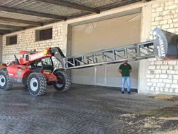 Отвал для Manitou для буртования зерна с удлинителем 3 или 4 м.