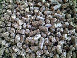 Пеллеты с шелухи подсолнечника
