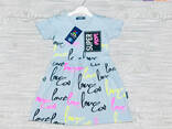 Платье для девочек с надписью Love Mini - фото 6