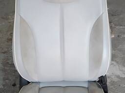 Сиденье пассажирское в сборе PERF GRAY (GEN 1, широкий подголовник, с карманом) Tesla mode